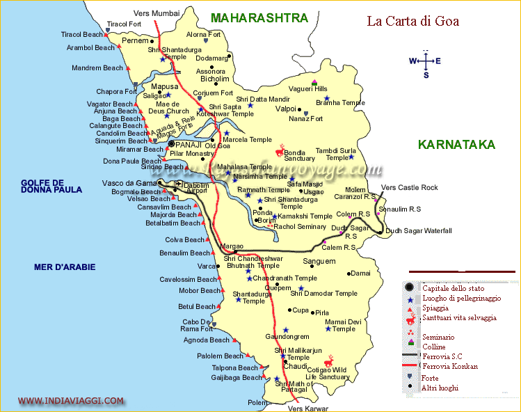 tourist map of goa. Precedente middot; Goa-Tourist-Map